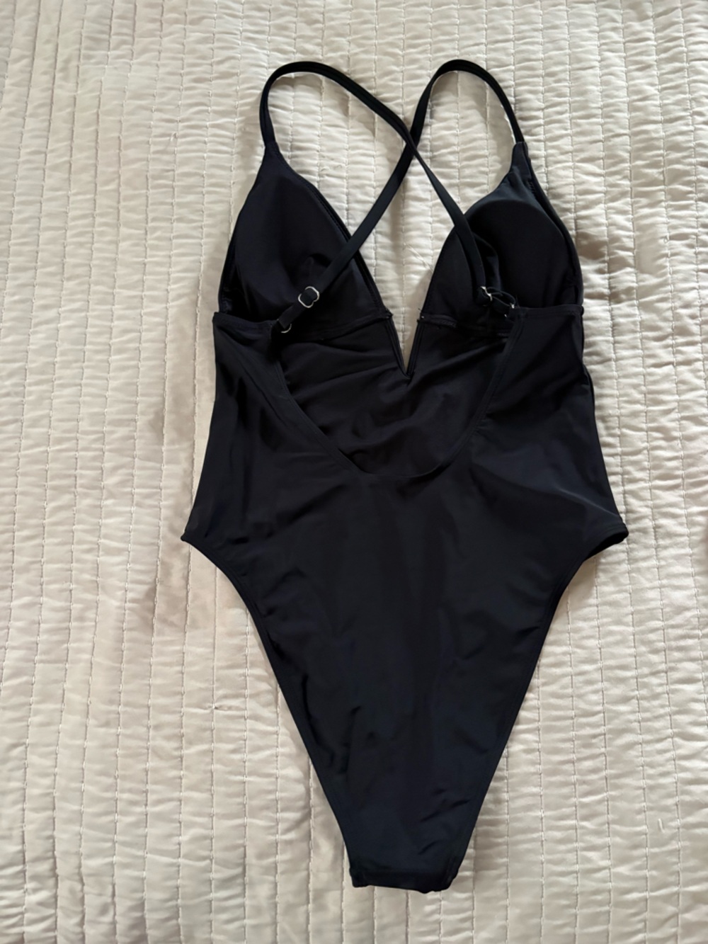 Classic Black One-Piece Swimsuit - Picture 4 of 4